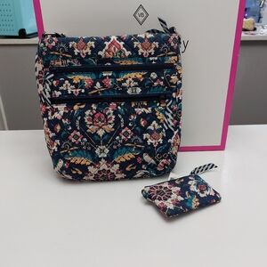 Vera Bradley Harry Potter Home To Hogwarts Triple Zip Hipster & Zip ID NWT